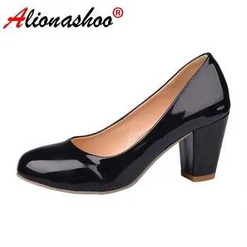 

Women Flower Shoes Fashion Flower High Heels Shoes Woman Round Toe Pu Leather Zapatos Mujer Tacon Women Party Shoes Large Size47