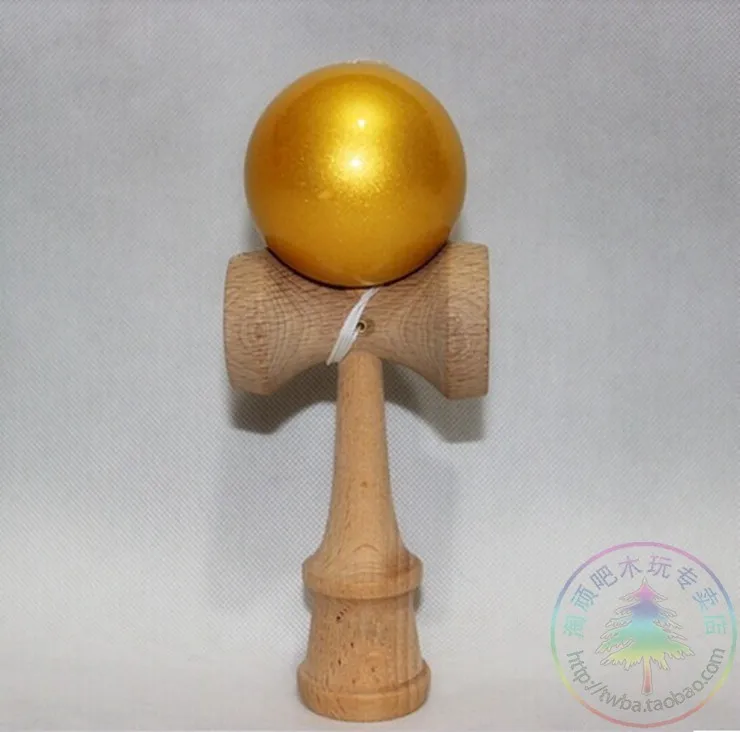 DHL FedEx 100 шт./лот Размеры: 18.5 cmtraditional Бук игры Kendama Бал красочная упаковка Краски дань профессиональный