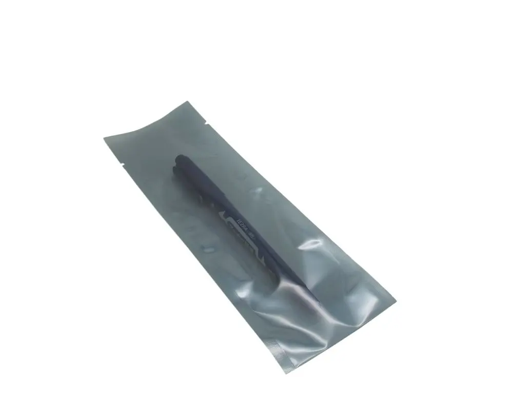 200pcs 7*16cm Open Top Antistatic Shielding Plastic Packaging Bag Esd