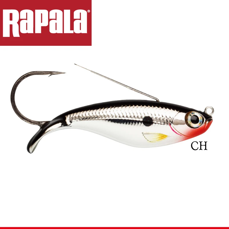 Rapala WEEDLESS SHAP WSD08 8 см/16 г жесткая качественная профессиональная приманка с одним крюком для литья и троллинга 3D BADY