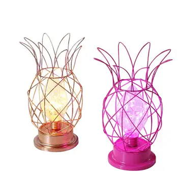 

AA Battery Powered Iron LED Pineapple Modeling Lamp Warm White Night Lights