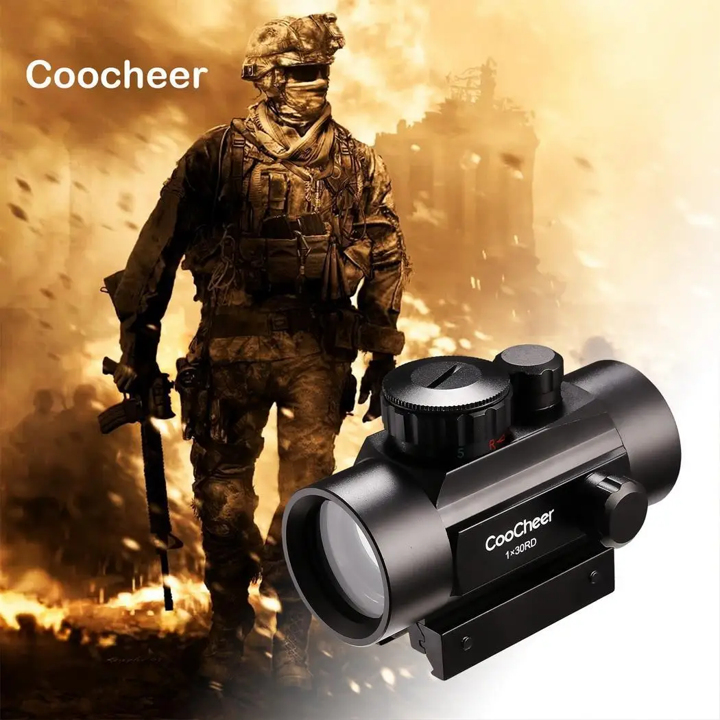1 X30rd Hunting Micro Red Dot Sight Spotting Scope Sniper Riflescope