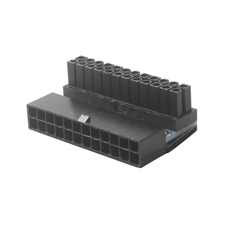 90 Degree 24Pin ATX Power Adapter Bending Plug Connector for Computer Motherboard Accessorie | Компьютеры и офис