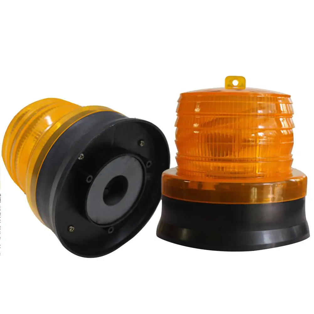 LED Solar Warning Lamp Flash Indicator Light Traffic And Road Safety