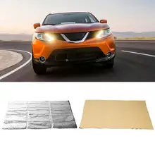 Insonorizacion automovil 24*40 дюймов 5 мм автомобиля звукоизоляция пены мертвящей теплоизоляция коврик непромокаемые автомобили