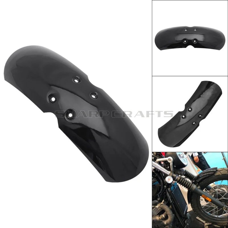 

Motorcycle Retro Chrome Metal Short Front Fender Mudguard Protector For TRIUMPH Bonneville T100 Scrambler Thruxton 900 2001-2017