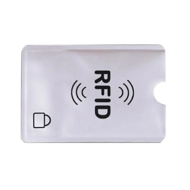 

5PCS Aluminum Foil Anti Degaussing Bank Card Cover Credit Card Protector Anti-Theft ID Card Cover Protective Case