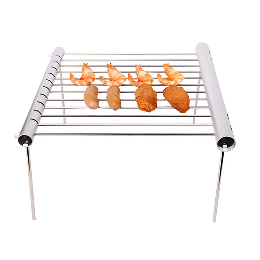 1Set Portable Camping Grill - A Lightweight Multi-Function Universal Barbecue Accessories BBQ For Home | Дом и - Цена: 1 145,80 руб.