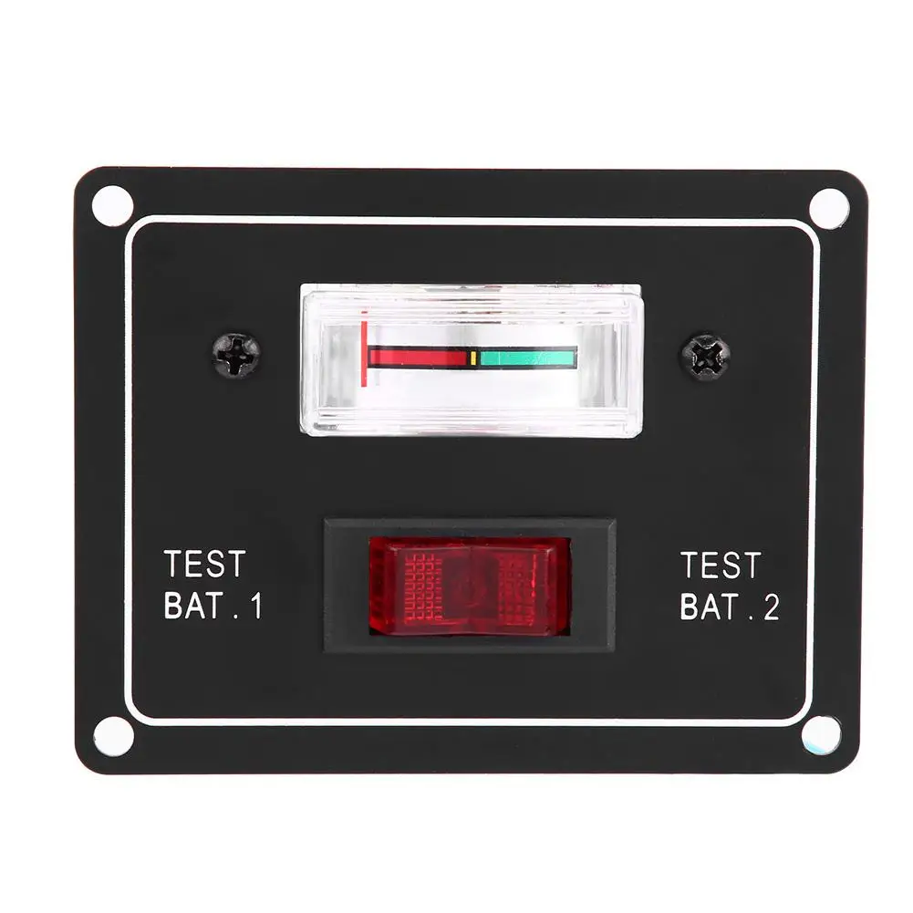 12 Вольт вольтметр состояние батареи тестовый переключатель двойной тестовый метр/Калибр универсальный для лодки морской караван автомобильные аксессуары