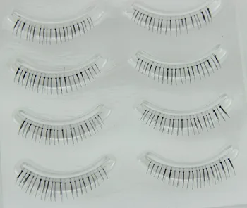 

50set 4Pair/set Makeup Handmade Natural Under Lashes False Eyelashes Lower Bottom Eye Lashes fashion