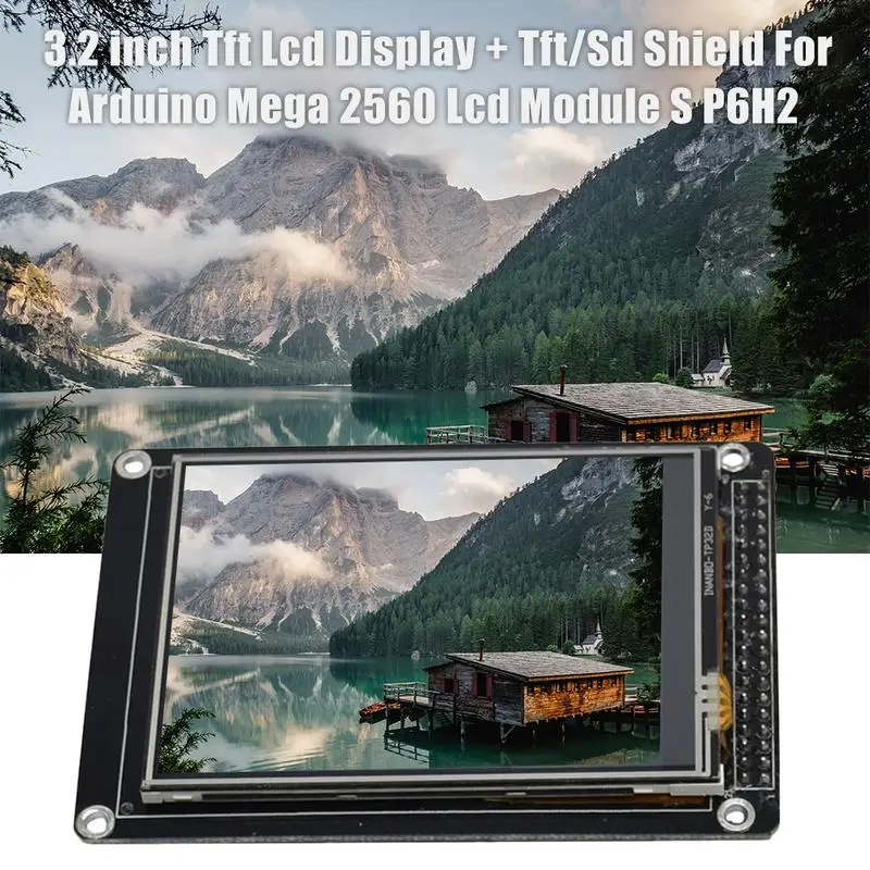 

3.2 Inch Tft Lcd Display + Tft/Sd Shield For Arduino Mega 2560 Lcd Module S P6H2