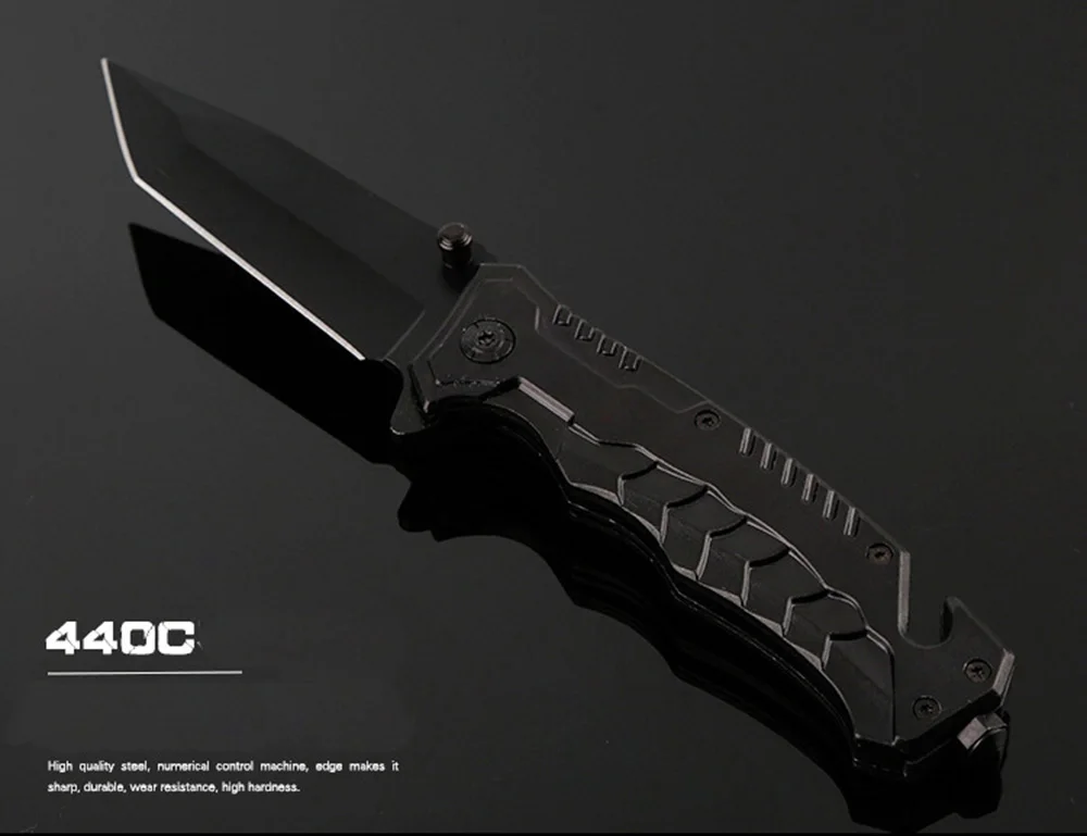 Популярный тактический складной нож OWL OD046 ручка из черного дерева походный