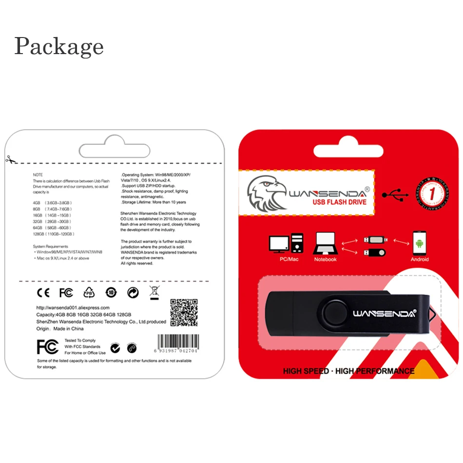 New USB 3.0 OTG Pen Drive High Speed Micro Usb Stick USB Flash Drive 128GB 64GB External Storage Pendrive 32GB 16GB Memory Stick