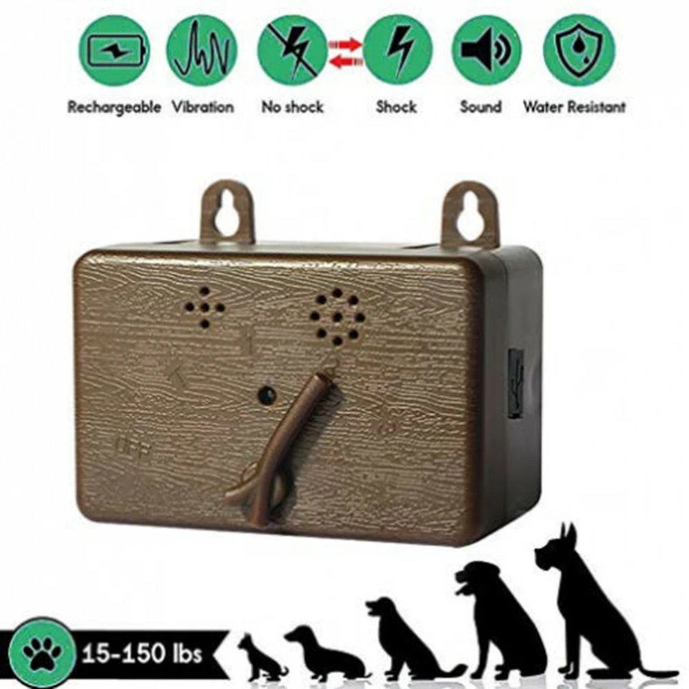 Mini Ultrasonic Anti Barking Stop Bark Repeller Outdoor No Control Training Device |