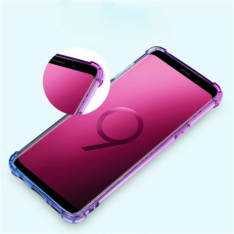 Прозрачный силиконовый чехол для Samsung J4 Core J2 Pro J5 J6 Plus 2018 J7 Prime противоударный