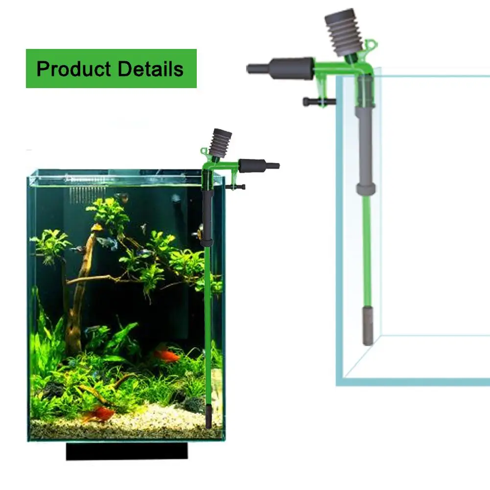 Аквариум Changer Gravel Cleaner Fish Tank автоматическое изменение воды вакуумный аквариумный