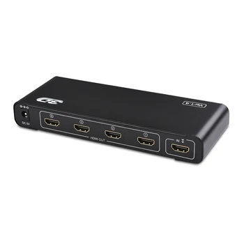 

1x4 HDMI Splitter - 4K x 2K @30Hz & 1080p, HDMI 1.4 Deep Color, 3D, Plug & Play, Auto EDID, 4-Port HDMI Splitter 4K