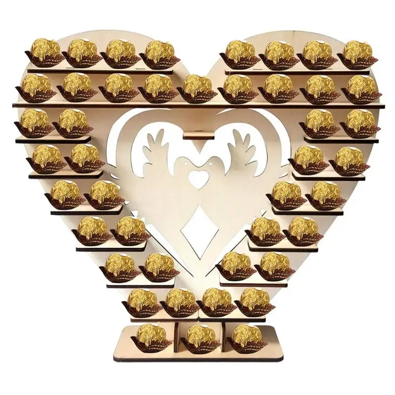 

Heart Tree Wedding Display Stand Centrepiece Wedding Decoration Chocolate Tree Ferrero Rocher Chocolate Candy Storage Stand