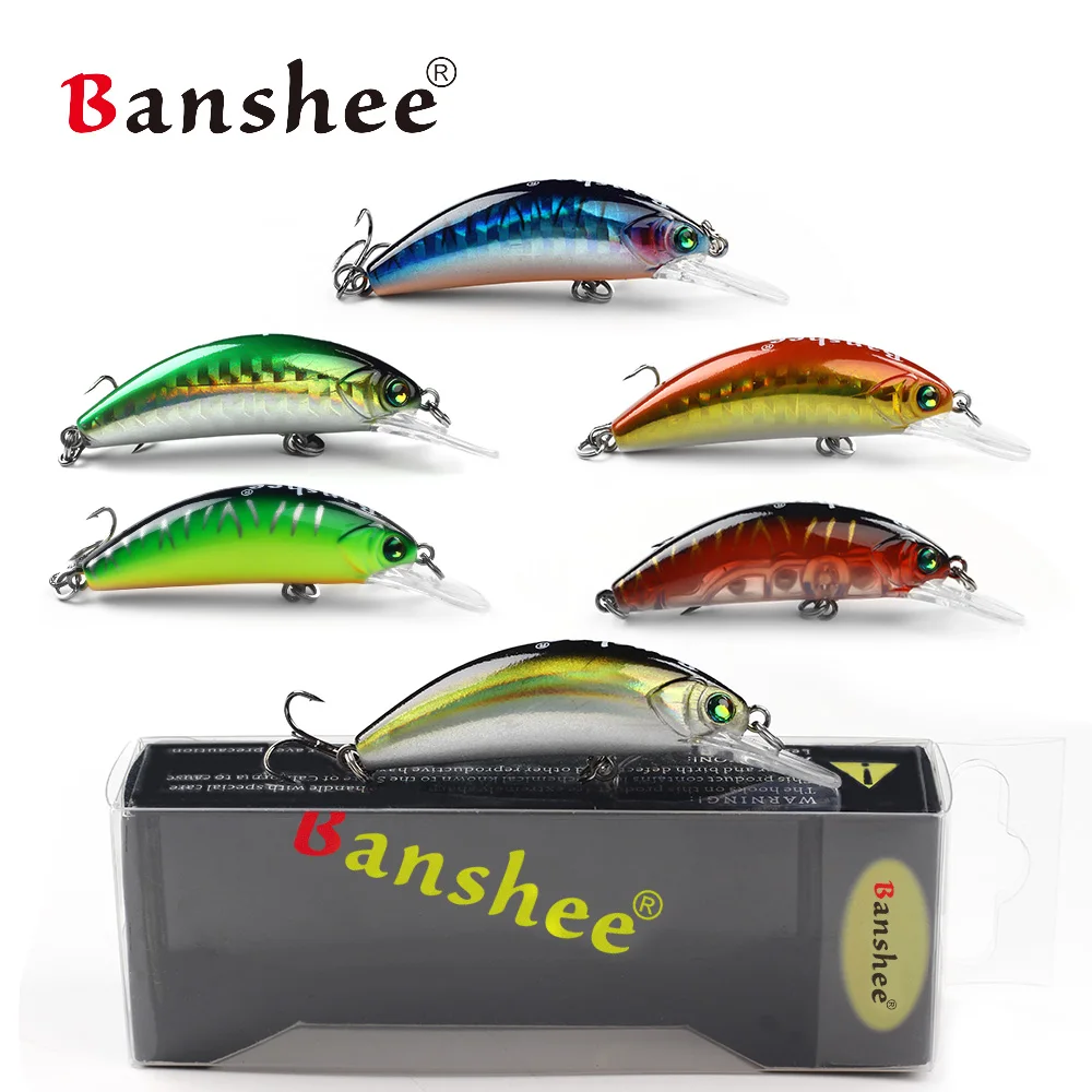 Banshee 54 мм 4 7 г плавающий/кривошипный Воблер для рыбалка на щуку рыболовный воблер