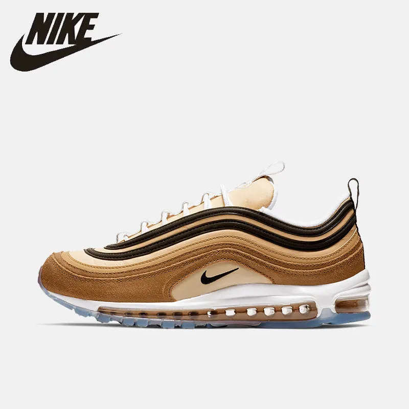 Nike официальный Air Max 97 для мужчин's бег уличная спортивная обувь удобные Новое поступление нескользящие спортивные кроссовки #921826