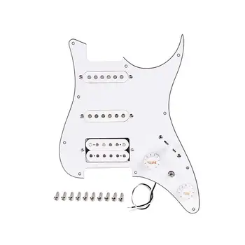 

1 Set Guitar Pickup Alnico Dual Rail SSH Prime Guitar Pickup Pickguard Humbucker Guitar Musical Instrument Bass