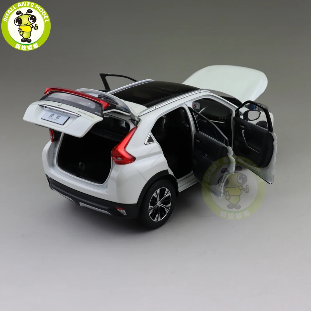 1/18 Mitsubishi ECLIPSE CROSS SUV литая модель металлический Автомобиль SUV модель игрушки для детей подарок для мальчиков и девочек Коллекция белый