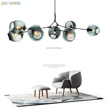 

Nordic Modern LED E27 Kitchen Dining&Bar Pendant Lights Molecular Magic Hanging Lamp Bean Branch Avize Lustre Lighting Luminaria