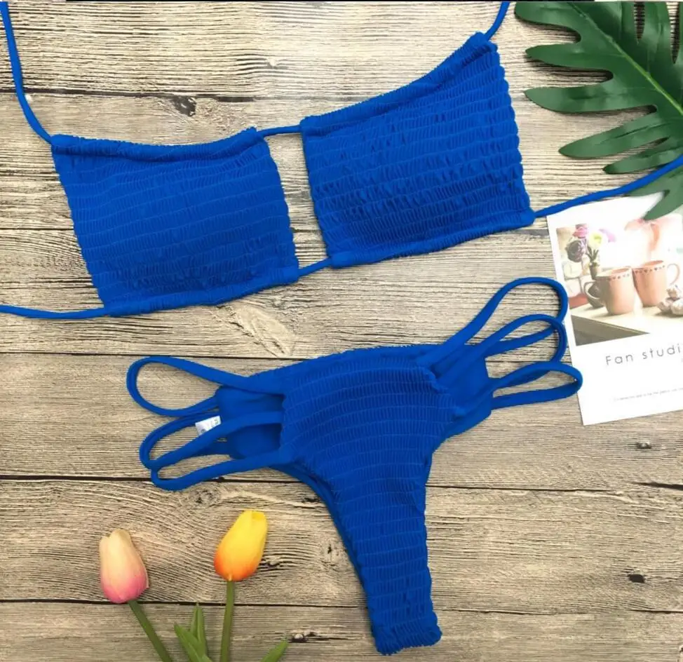 Buy Women's Sexy Removable Padded Cheeky Shirred Thong