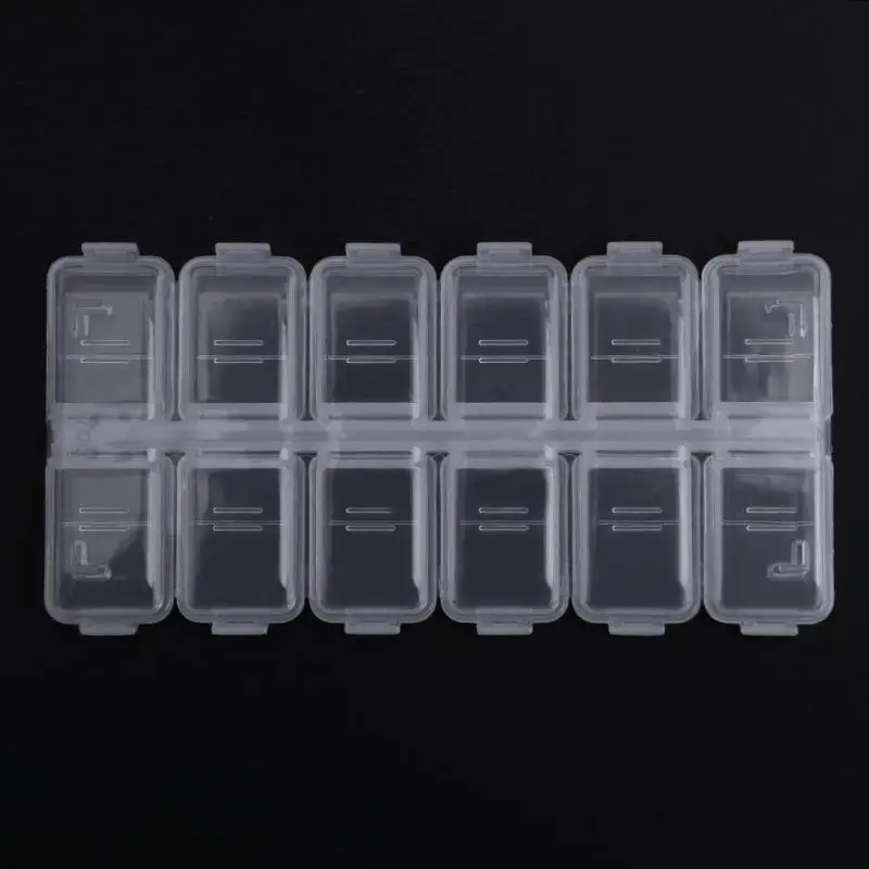 Ящик для хранения ювелирных изделий 12 Ячеек|Таблетницы и разделители| |