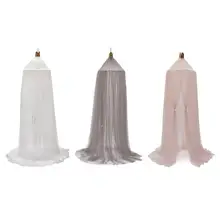 Хлопковый детский навес, противомоскитная сетка, противомоскитная кровать для принцессы, навес, украшение комнаты девочки, кровать, навес для борьбы с вредителями