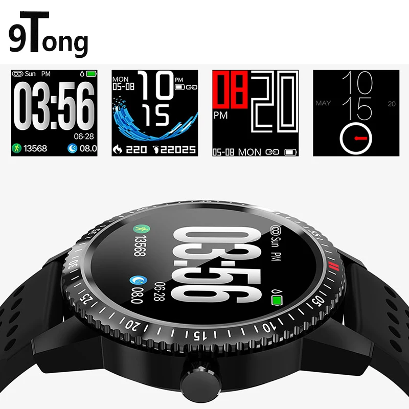 

9Tong New Fitness Tracker Waterproof Smartwatch Fitness Bluetooth Heart Rate Ritmo Cardiaco Tracking Smart Watch for android