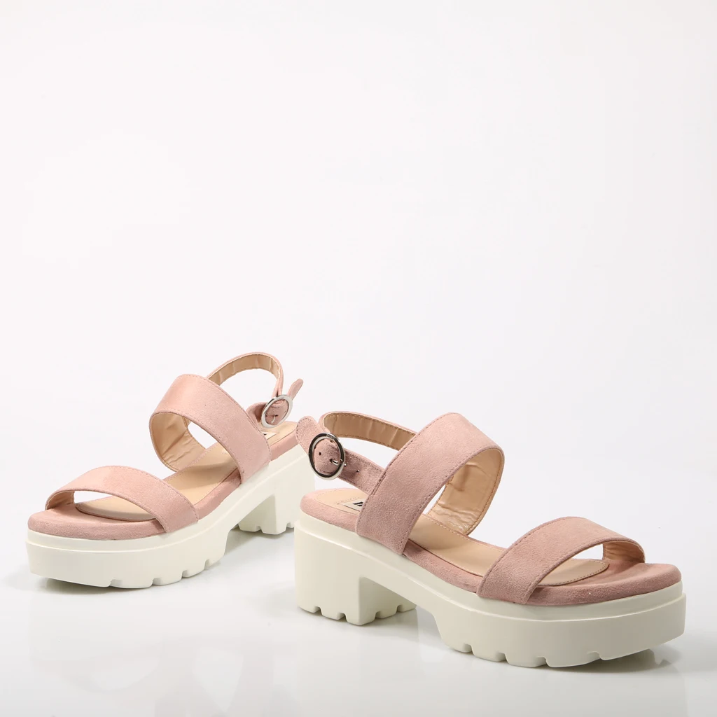 MUSTANG SANDALIAS SANDALIA NUDE Rosa Serraje Tacón bajo Mujer pink FLIPS  FLOPS Woman Shoes Casual Fashion 69818|Women's Sandals| - AliExpress