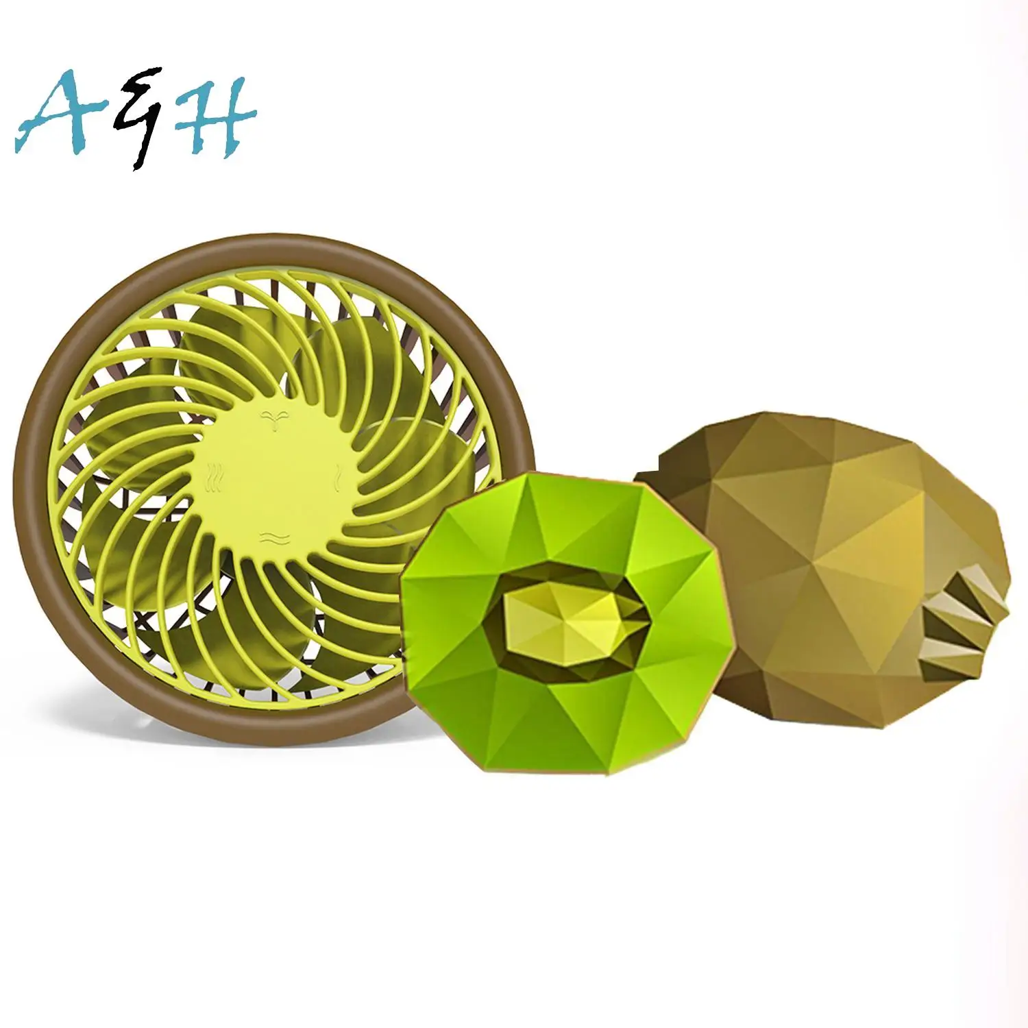 

New Mini Round Portable USB Cooling Fan 160g Cooler Fruit Fan Pull to the middle. with Small Felt Pad