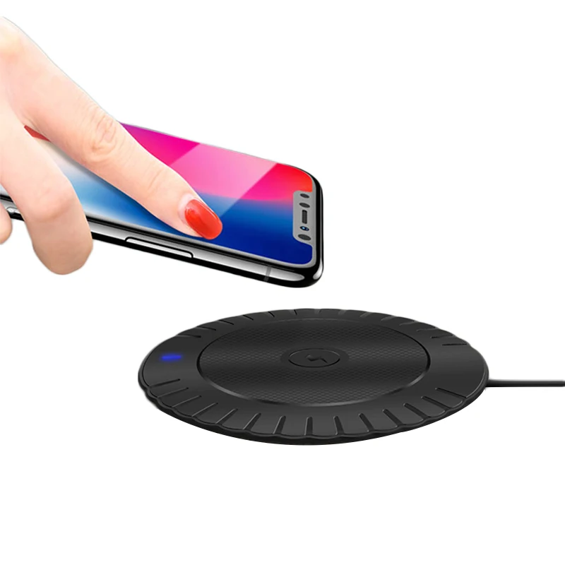 

Qi Wireless Charger For IPhone X XS MAX XR 8 Plus 5W Fast Charging For Samsung S8 S9 Note 9 8 Xiaomi USB Phone Charge Pad
