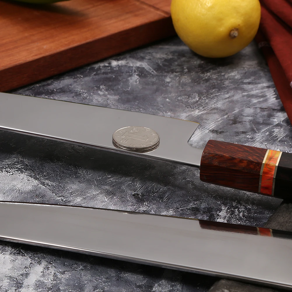 9 дюймов японские поварские ножи VG10 лезвие кухонный нож высокоуглеродистая Дамасская сталь рыболовный нож ручной работы