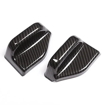 

2pcs Carbon fiber pattern ABS Safety Belt Cover Trim For Mercedes Benz B CLASS GLA Class W117 C117 W246