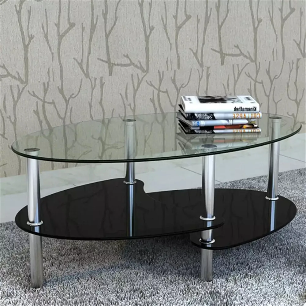 vidaXL Exclusive Design Coffee Table for Home Office Black 240509