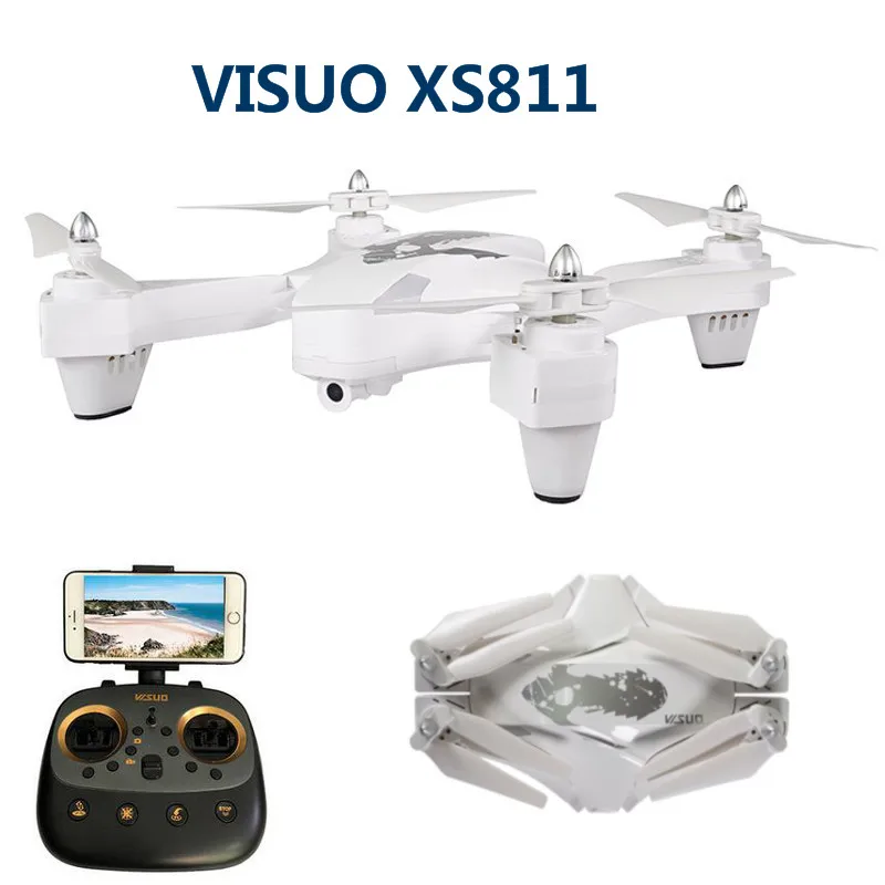 

Eachine VISUO XS811 GPS 5G WiFi FPV with 720P Camera 14mins Flight Time Foldable RC Drone Quadcopter RTF
