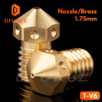 

DFORCE T-V6 nozzle Top quality V6 Nozzle for 3D printers hotend M6 Thread for E3D Nozzles hotend titan extruder