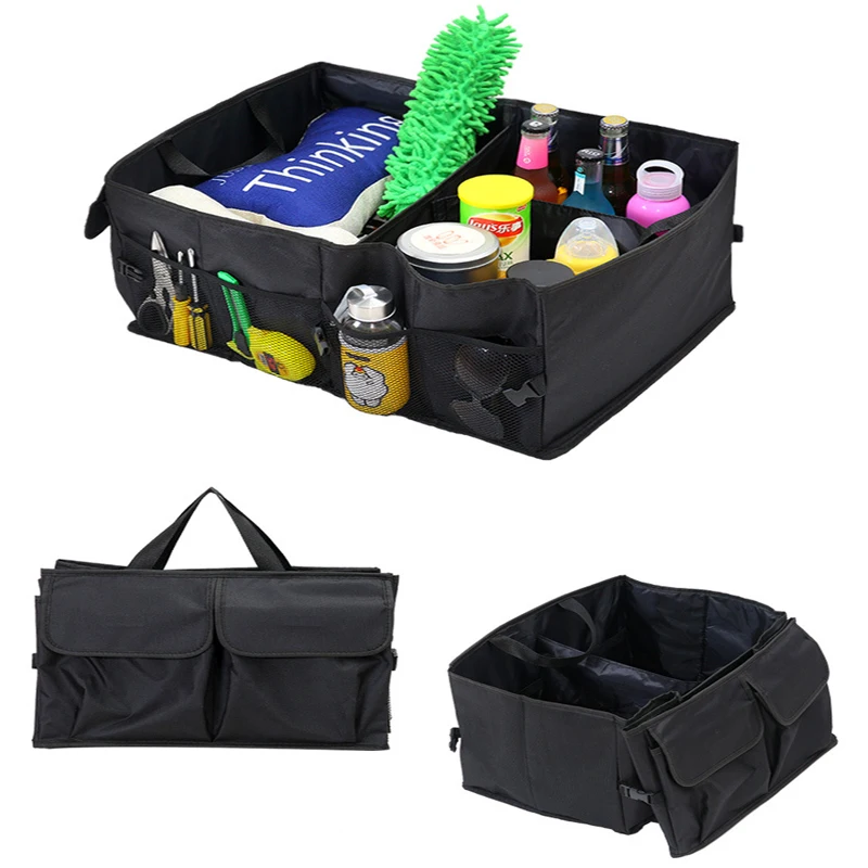 

1pcs Car Oxford Cloth Trunk Storage Bag Car Multi-function Folding Storage Box Storage Box For Auto Trucks SUV Trunk Box / Box