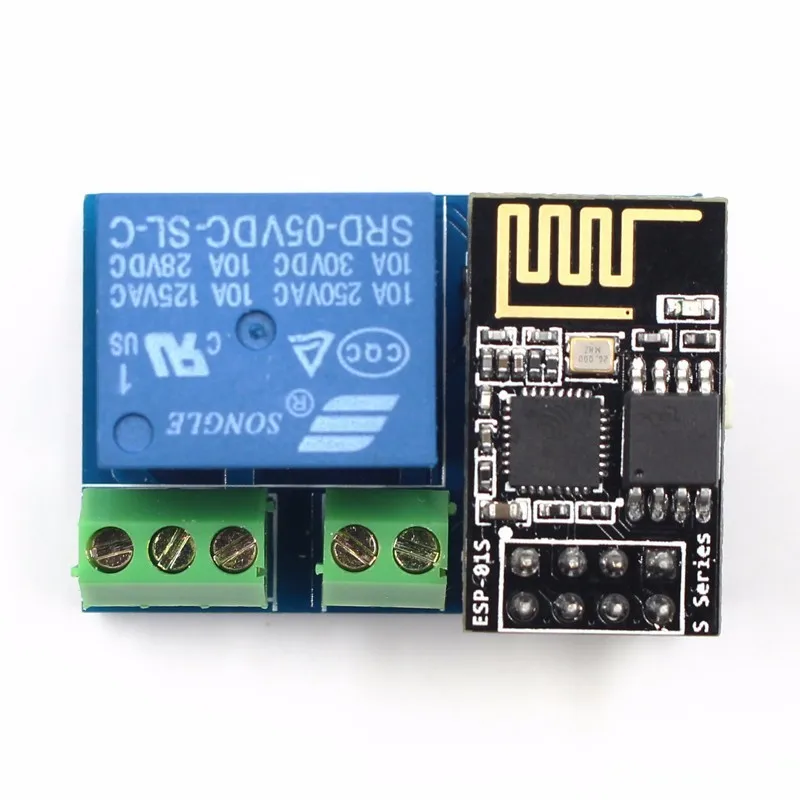 

ESP 8266 ESP-01S Relay Modular Relay WIFI Intelligence Socket Guajardo ESP8266 ESP-01S