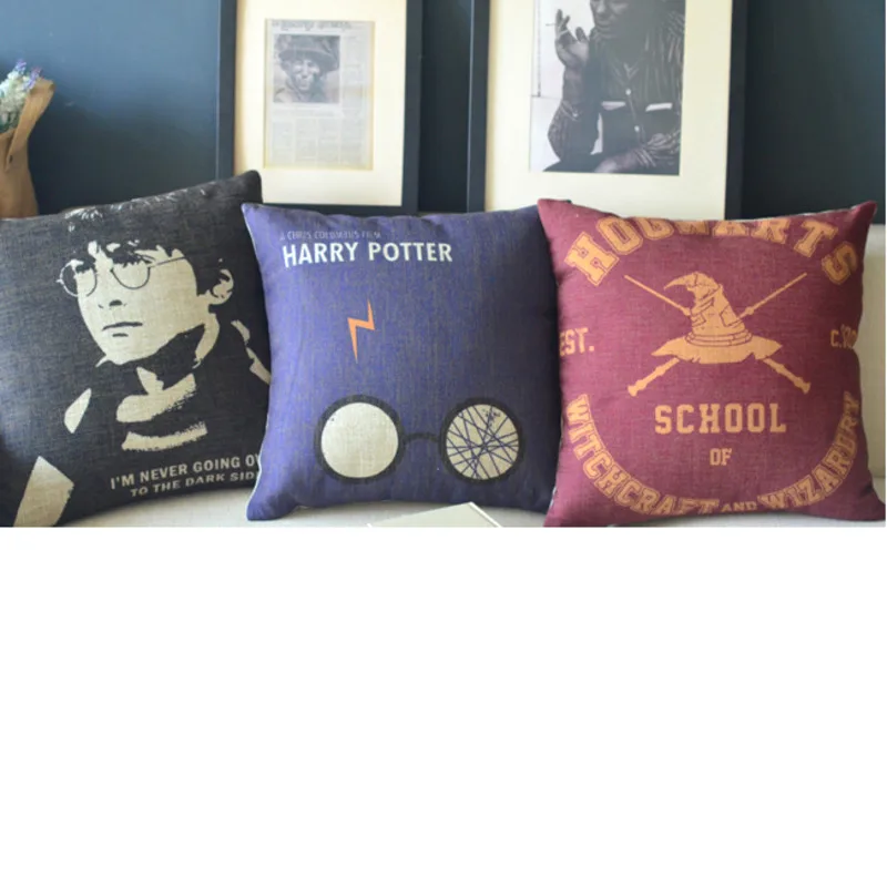 kiwiberry Linen harry potter movie pillowcase cushion almofadas para sofa coussin cojines home textile luxurious pillow kiwiberry Linen harry potter movie pillowcase cushion almofadas para sofa coussin cojines home textile luxurious pillow