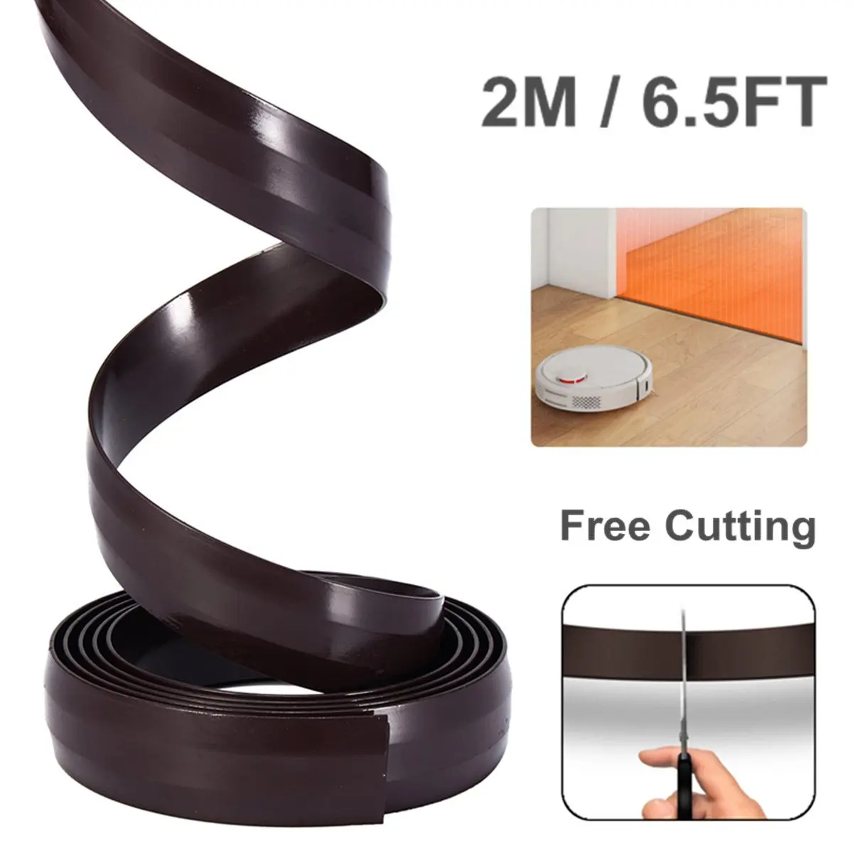 

Magnetic Stripe For XIAOMI Mi Roborock Vacuum Cleaner Wall Accessory For Sweeping Robot Virtual Magnetic Wall 2m
