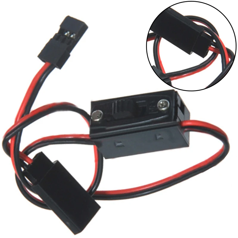 5pcs/set RC Plane Heavy Duty RC Switch On/Off 3 Pin Switch Fit For JR Futaba