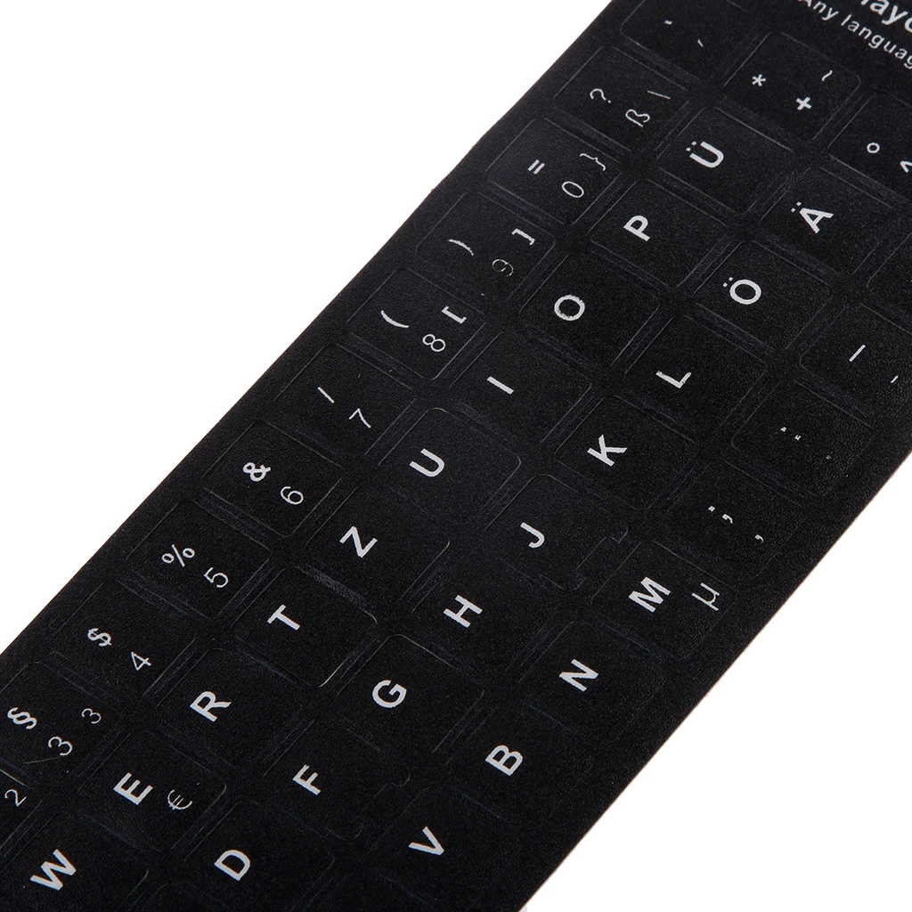 

German Letters Keyboard Cover Sticker Protector for 10-17' Laptop Notebook PC