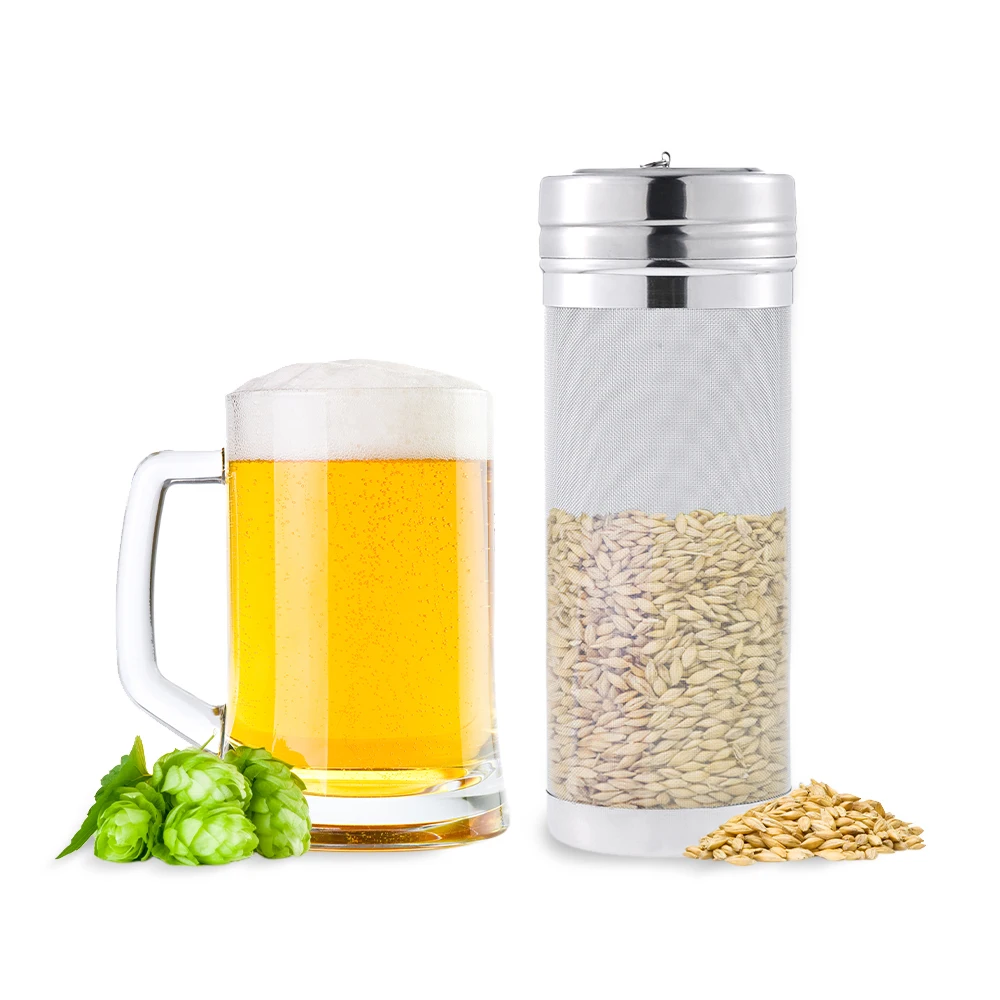 

400 Micron Mesh Stainless Steel Beer Keg Dry Hopper Home Beer Brewing Filter Hop Strainer Brew Pellet Hop Mesh Keg Dry Hopper