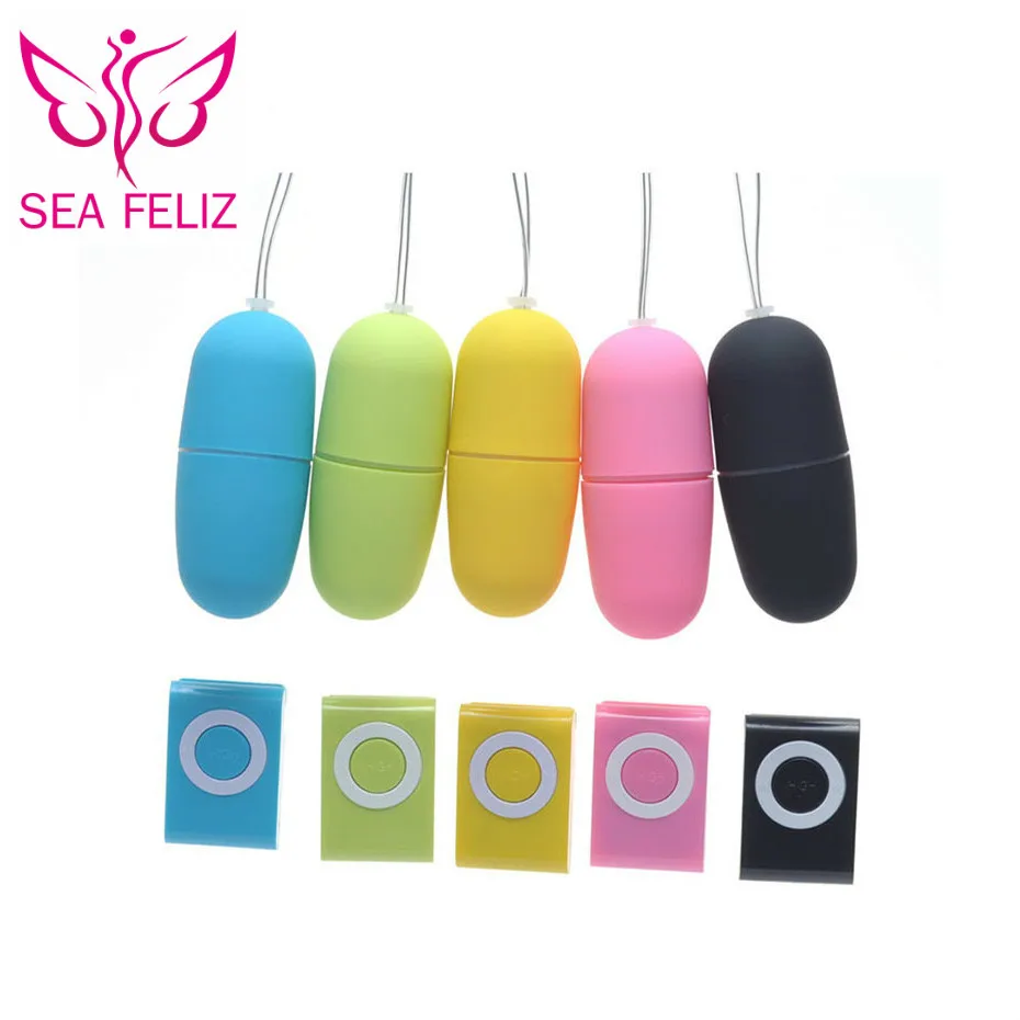 SEAFELIZ Hot Portable Wireless Waterproof MP3 Vibrators Remote Control Women Vibrating Egg Body Massager Sex Toys Adult Products | Красота и