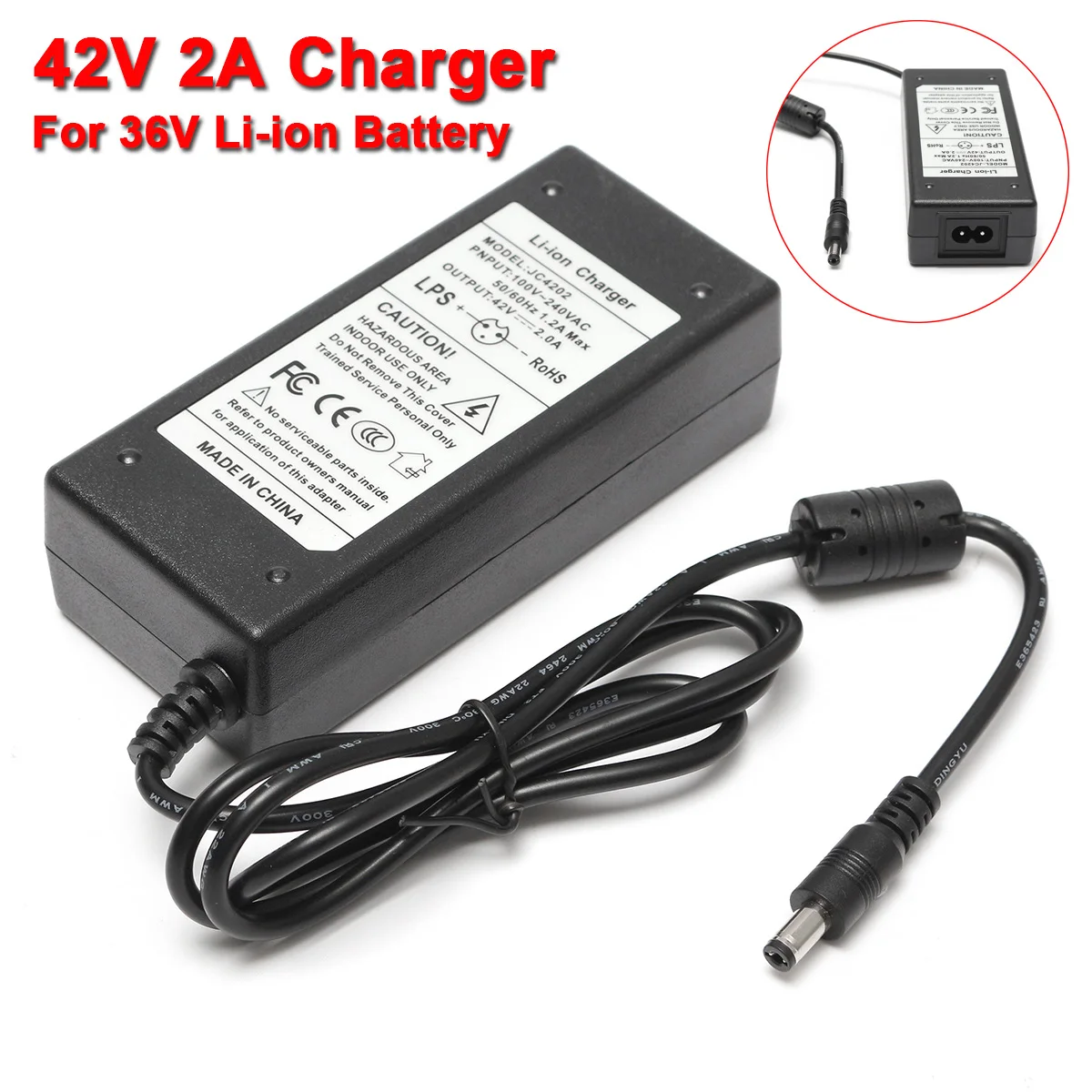 42V 2A Power Adapter Battery Charger For 36V Li-ion Lithium Battery Two-wheel Vehicle Chargers 42V 2A Power Adapter Battery Charger For 36V Li-ion Lithium Battery Two-wheel Vehicle Chargers