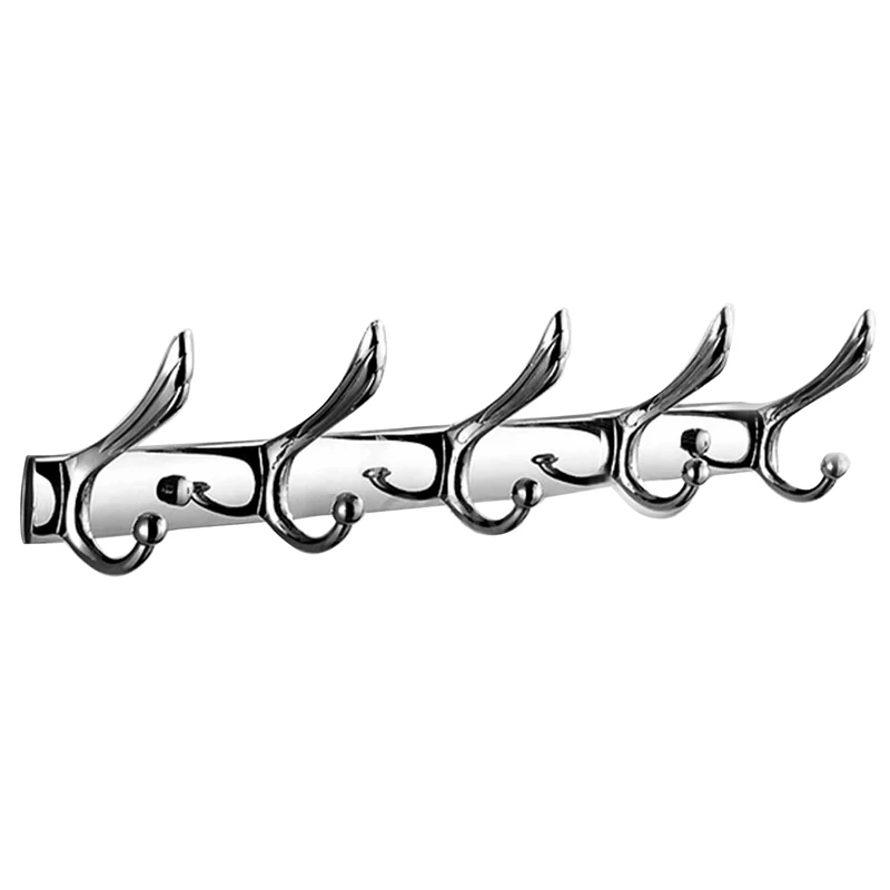 

Single Rod Hooks 45Cm Wall Coat Hanger Bathroom Cloth Towel Rack Holders Kitchen Room Cabinet Coat Hat Row Hooks Hanger