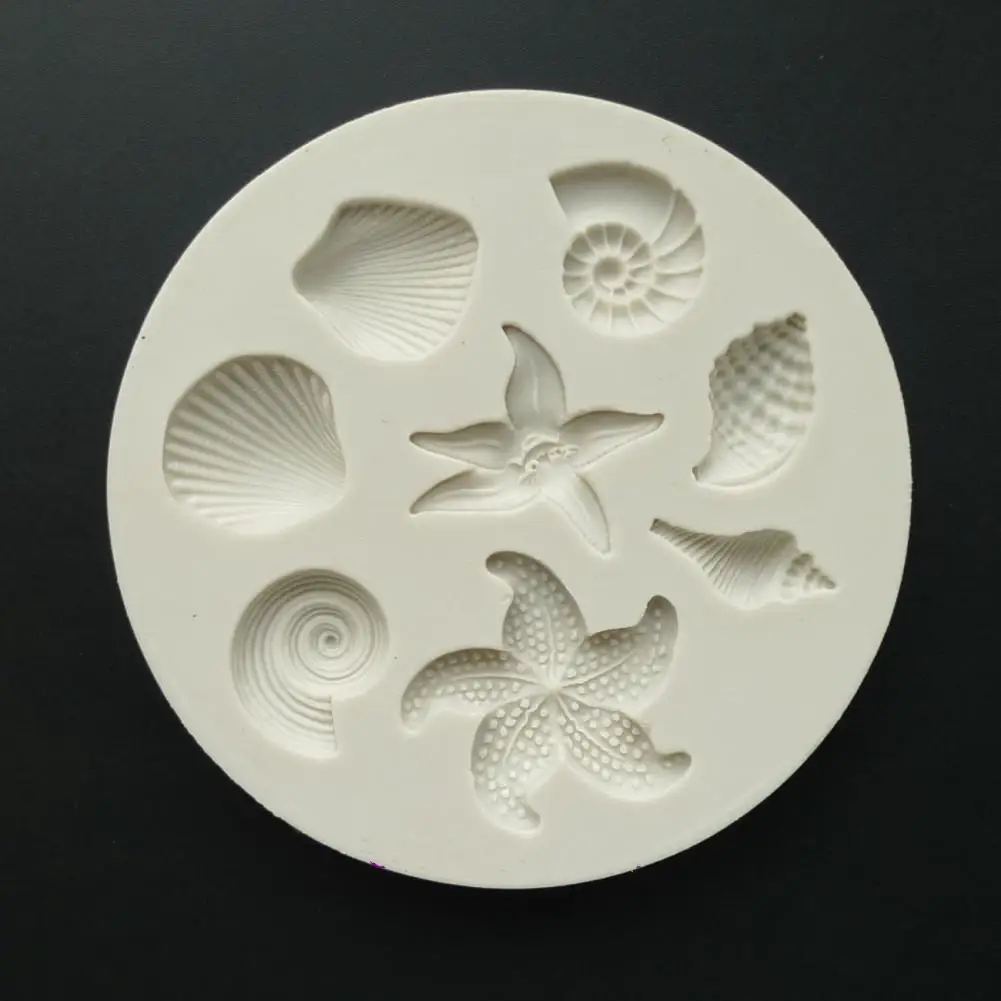 Adeeing Sea Conch Морская звезда в форме ракушки силиконовая форма DIY инструмент для